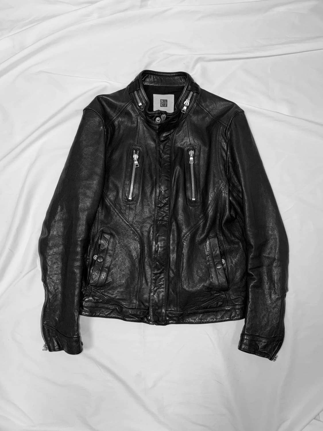 멀티 지퍼 이태리 레더자켓 상품이미지4