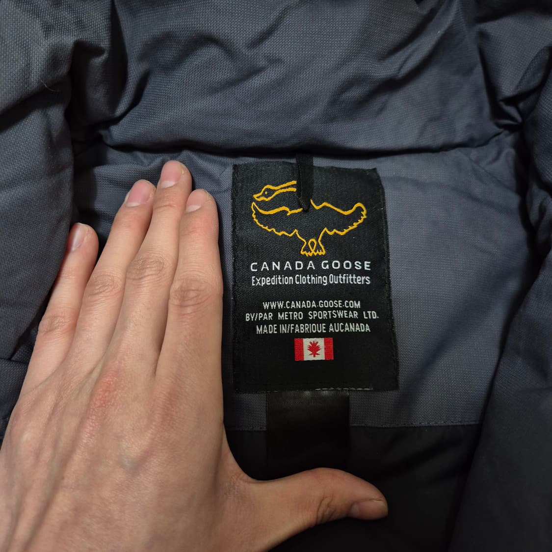 캐나다구스 남성 덕다운 퍼후드 롱패딩 점퍼 XL(105) 상품이미지7