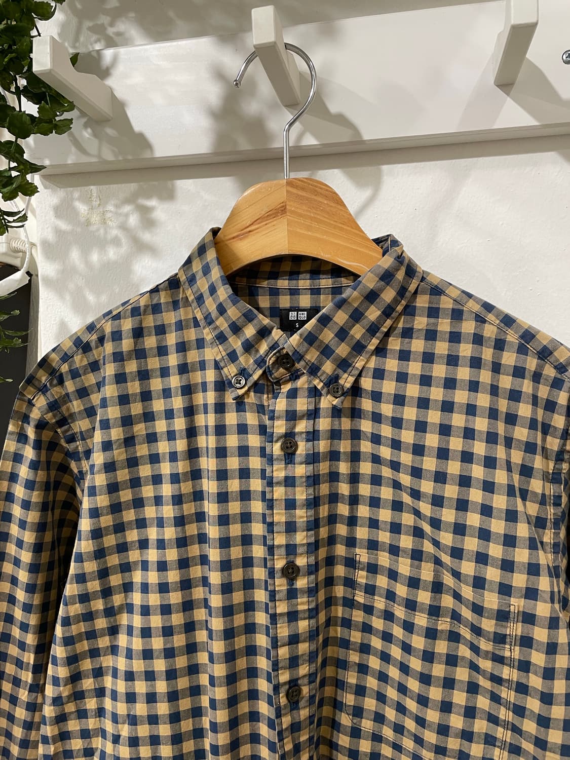 쿠키 브라운 체크 셔츠 상품이미지9