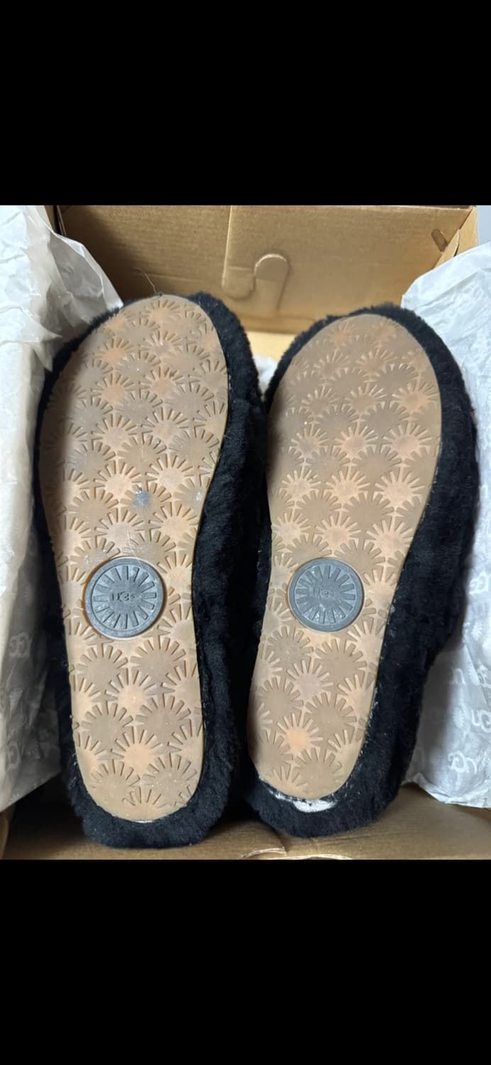 UGG 어그 플러프 예 슬리퍼 블랙 240 상품이미지5