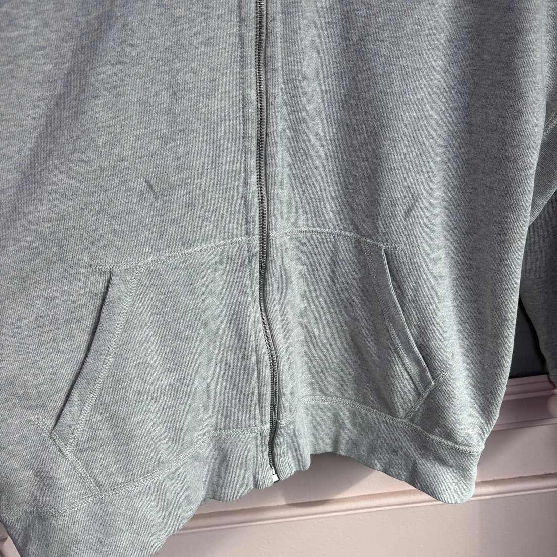 폴로 랄프로렌 써멀 후드집업 멜란지 그레이 상품이미지4