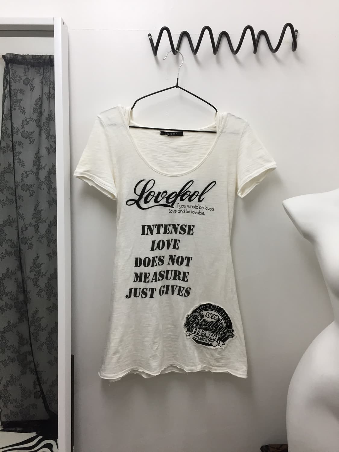 잉그니 00s 레터링 후드 미니 원피스 상품이미지1