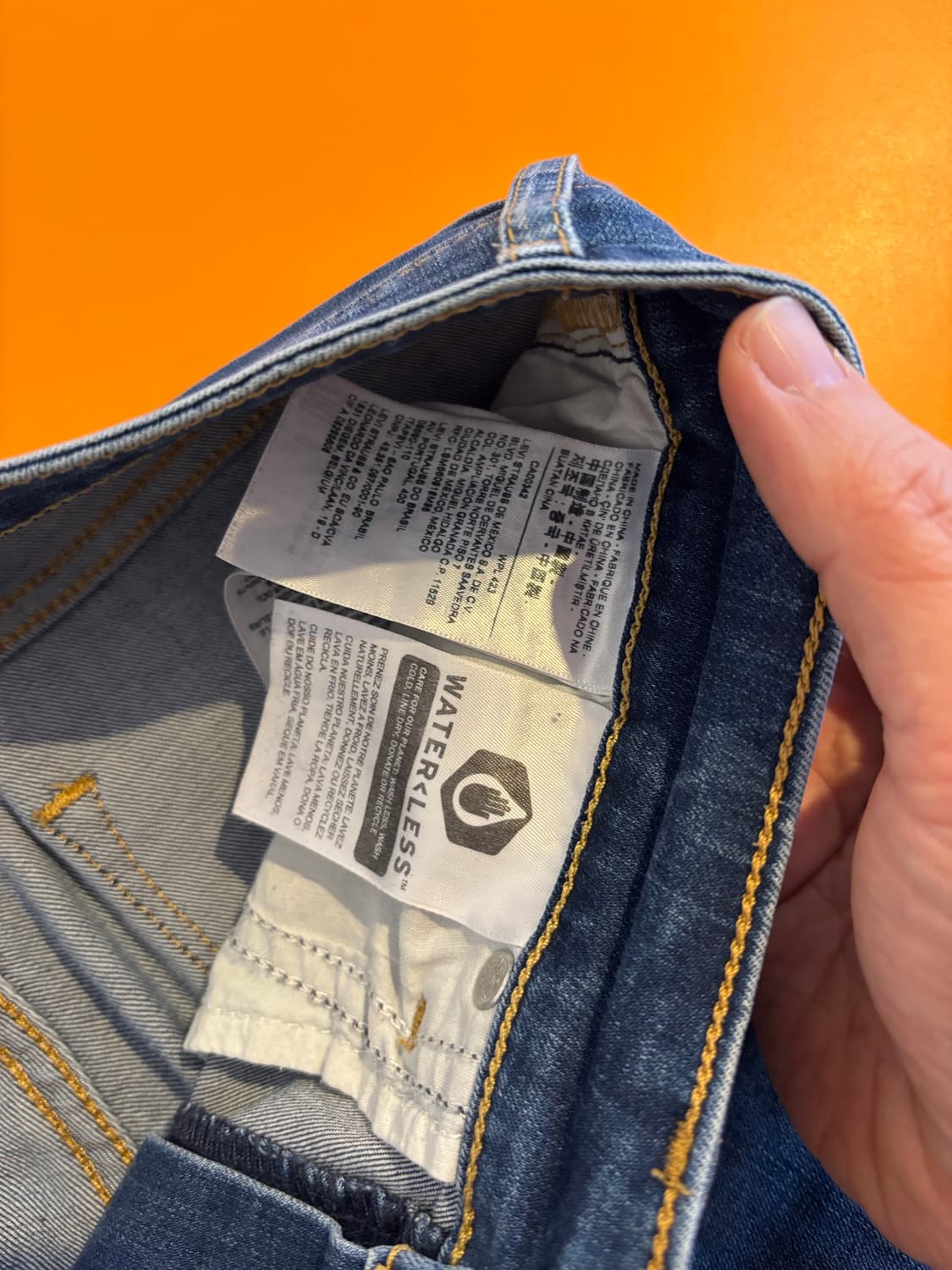 리바이스 스키니 앵글 데님팬츠 상품이미지3