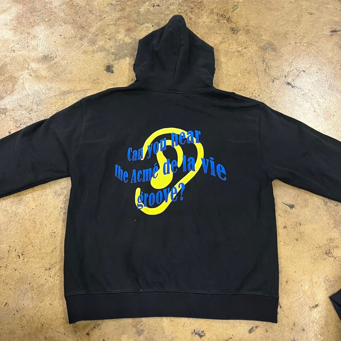 [정품] 아크메드라비 프린팅 블랙 후드티 b15 상품이미지4