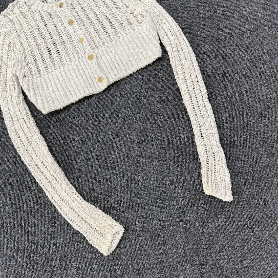 TheOpen Product 더오픈프로덕트 크롭 니트 가디건 상품이미지3