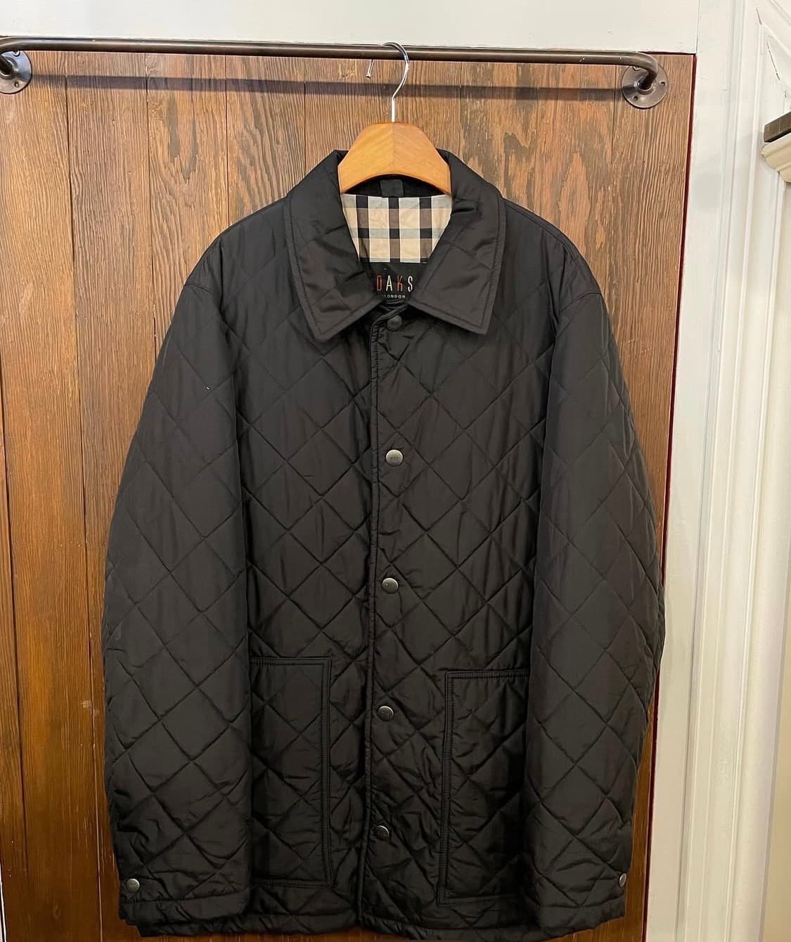 닥스 오버핏 퀼팅자켓 블랙 상품이미지2