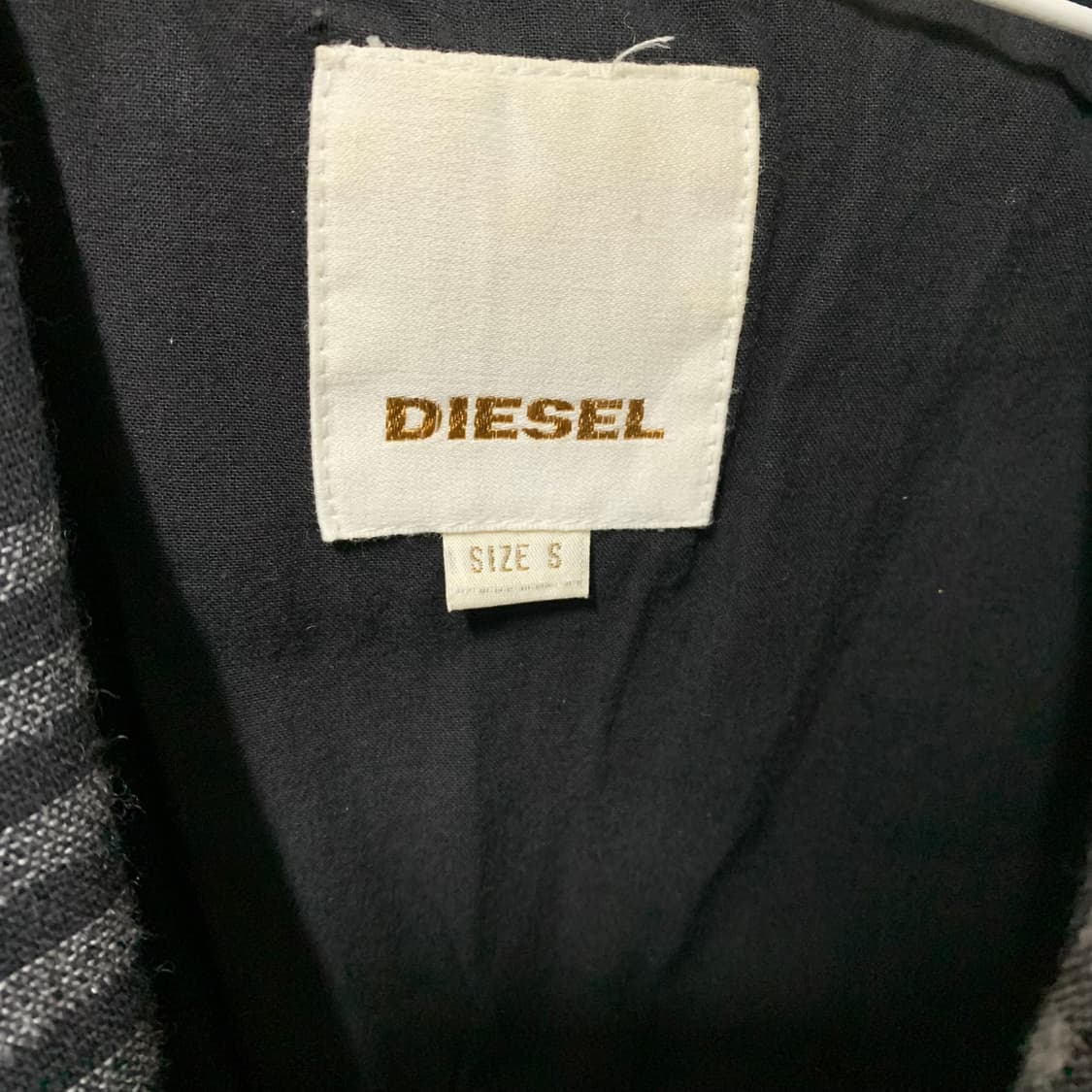 디젤 바이커 체크 자켓 상품이미지7