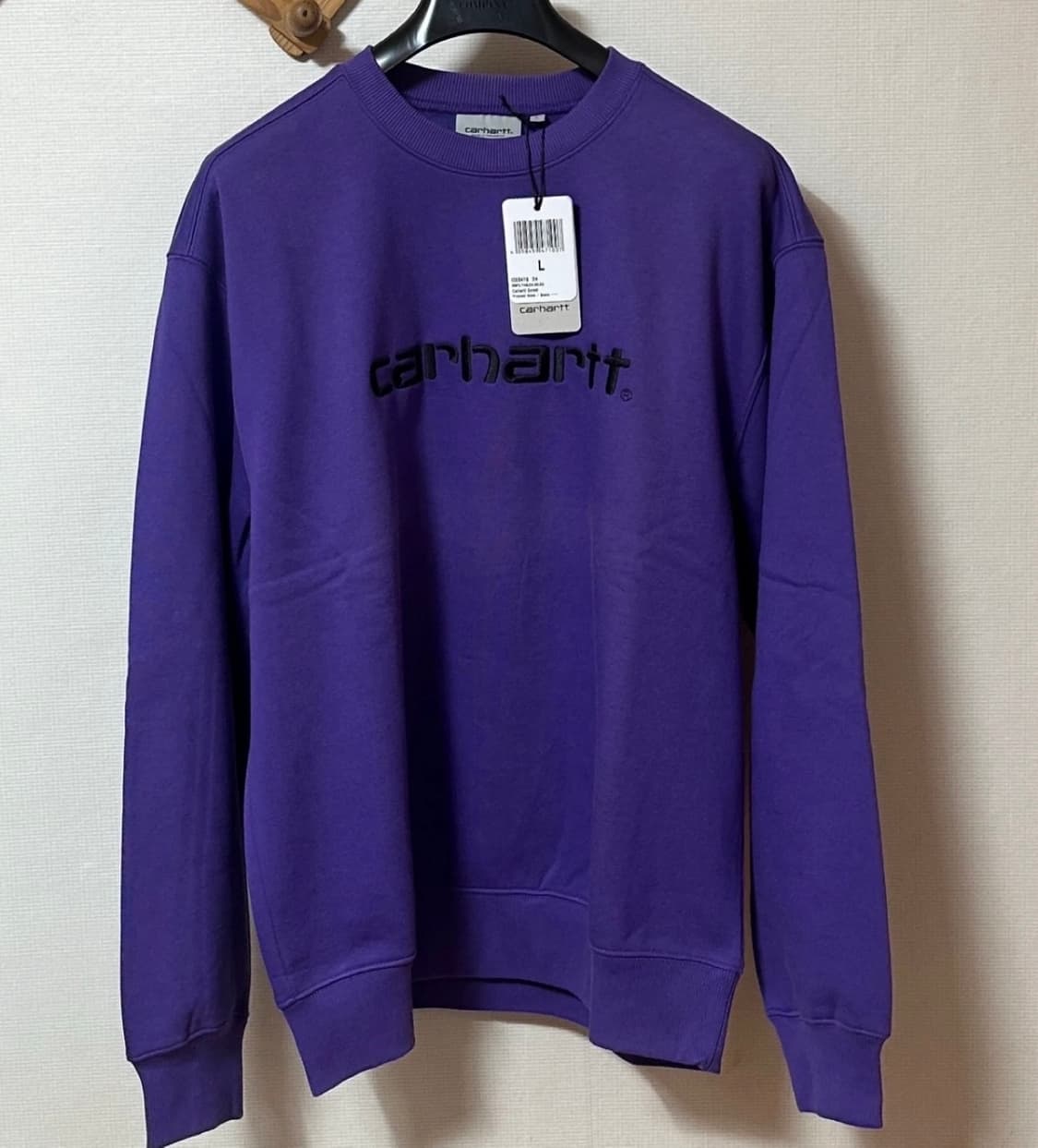 칼하트 맨투맨 L사이즈 퍼플 상품이미지1