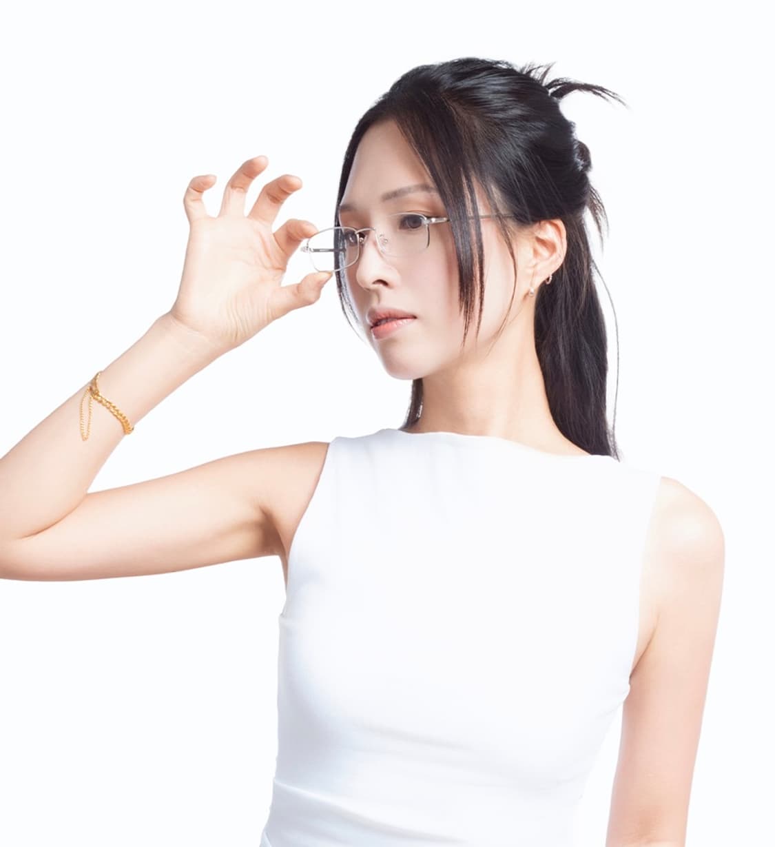 로코모티브 나단 안경 은테 스퀘어 사각테 실버테 긱시크 상품이미지4