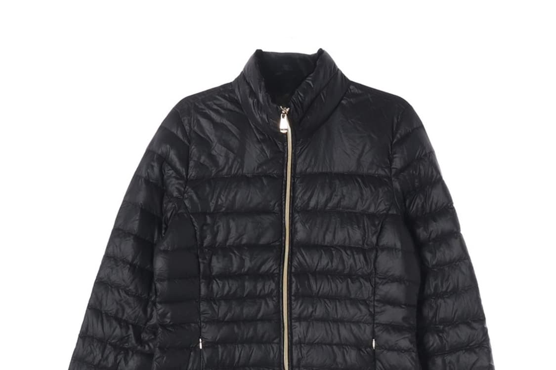 캘빈클라인 레오파드 라이닝 덕다운 경량 패딩 S 상품이미지4