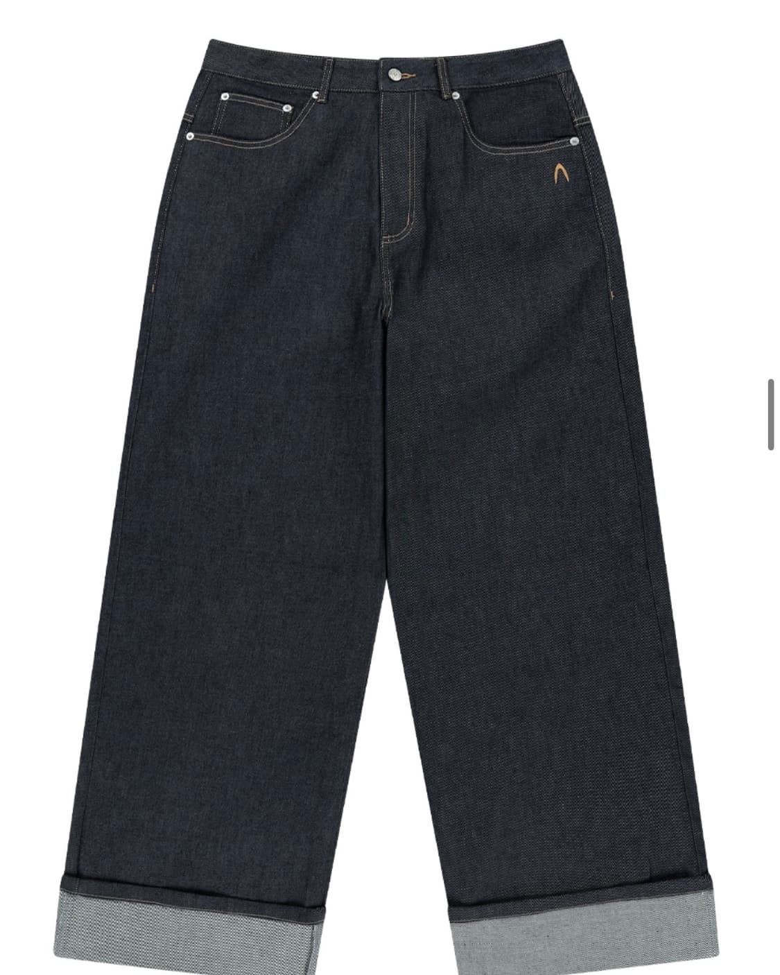 아캄Cinch Back Denim Pants (Dark Blue) 2 상품이미지4