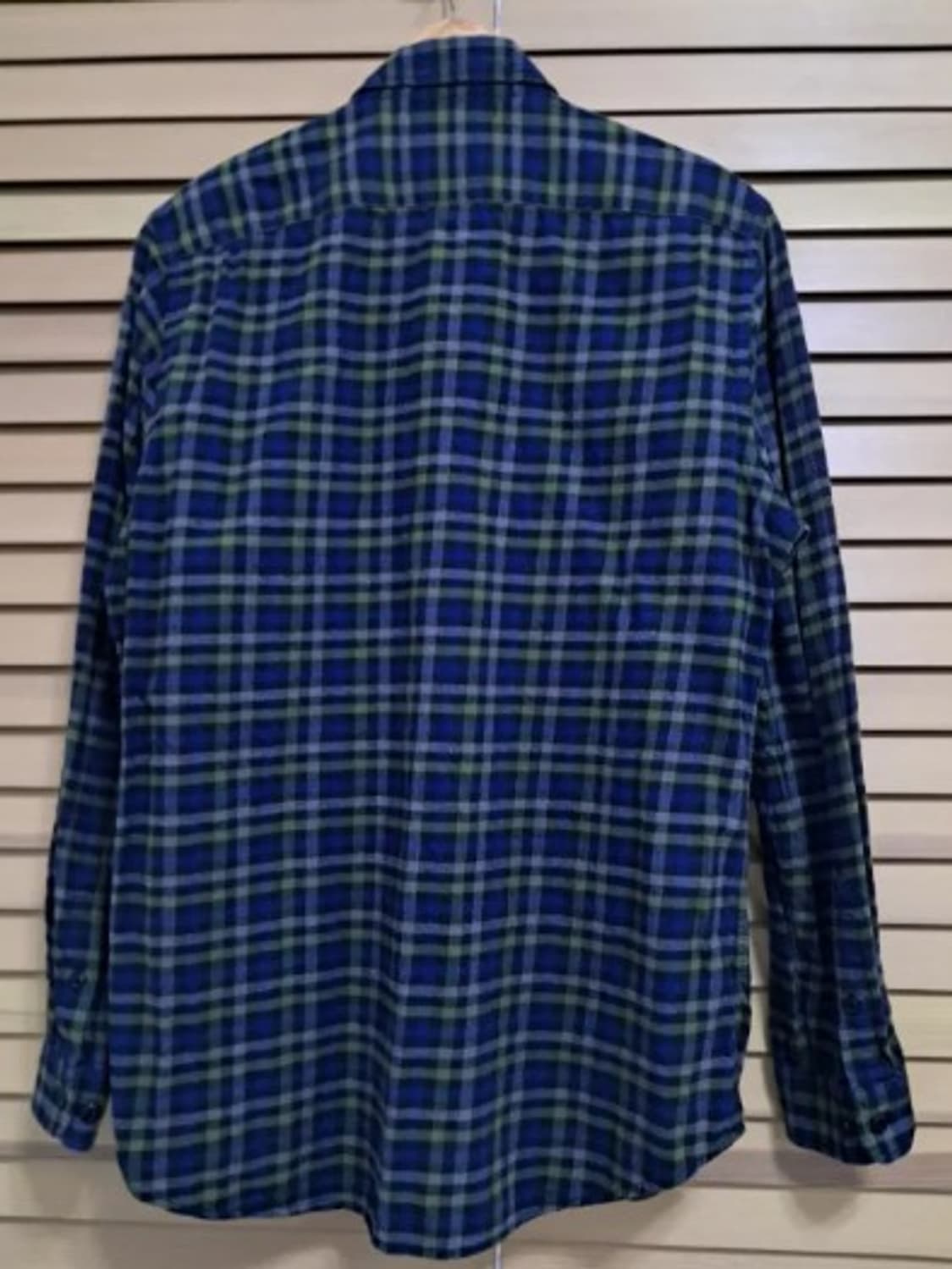 라코스테 남성코튼체크남방 슬림핏 40사이즈 M사이즈 상품이미지3