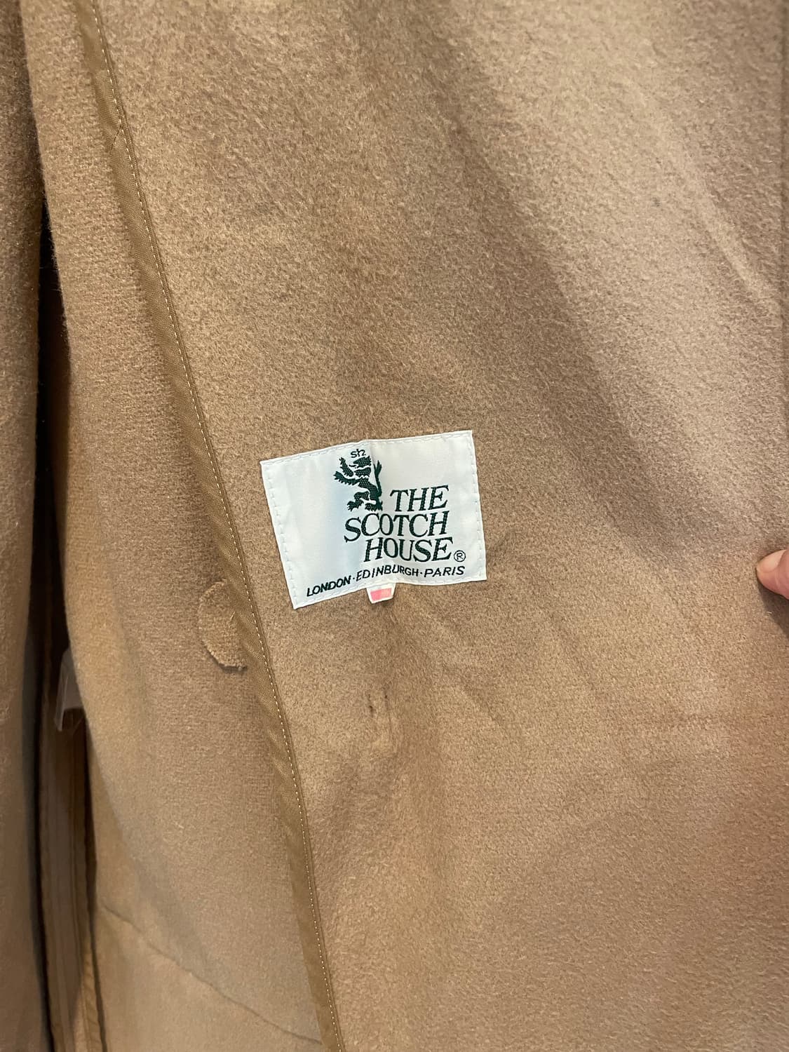 일본빈티지 우드버튼 오버핏 떡볶이코트 상품이미지7