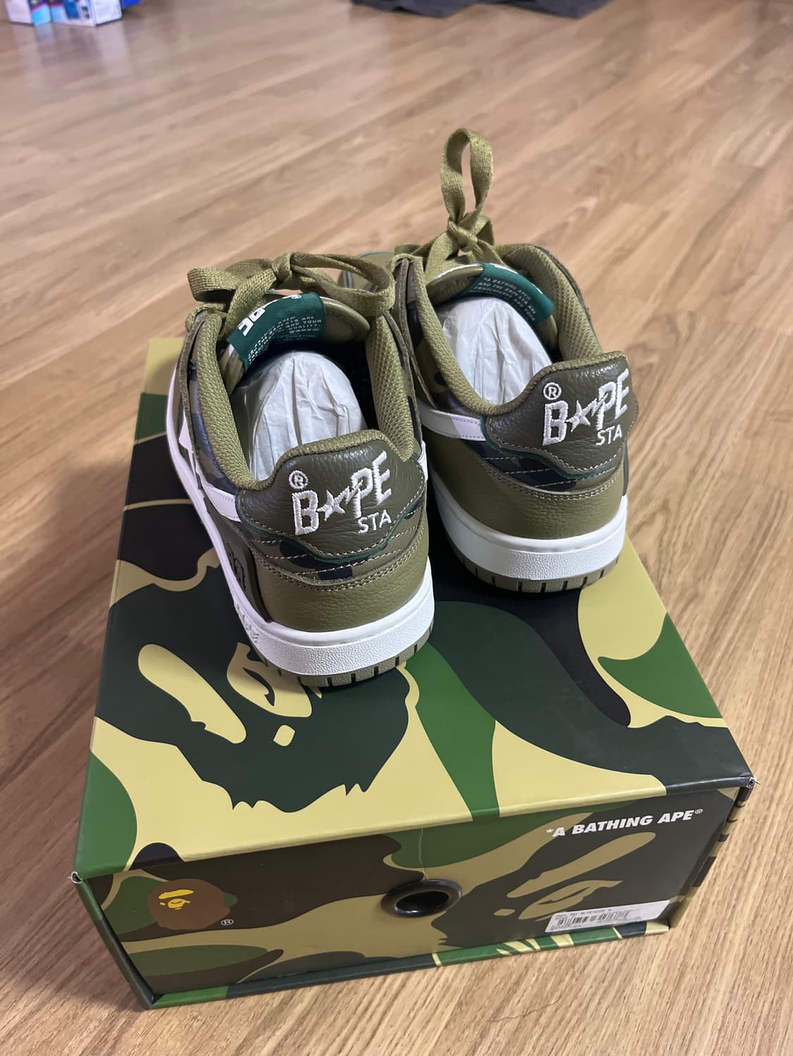 Bape sk8 sta 카모색 250 상품이미지3