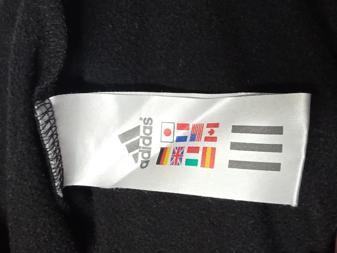 아디다스 블랙 오렌지 포인트 져지 기모 95 66 54 상품이미지5