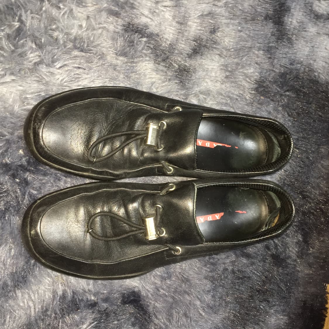 [UK10.5]프라다 스포츠 토글 슬립온 블랙 상품이미지1