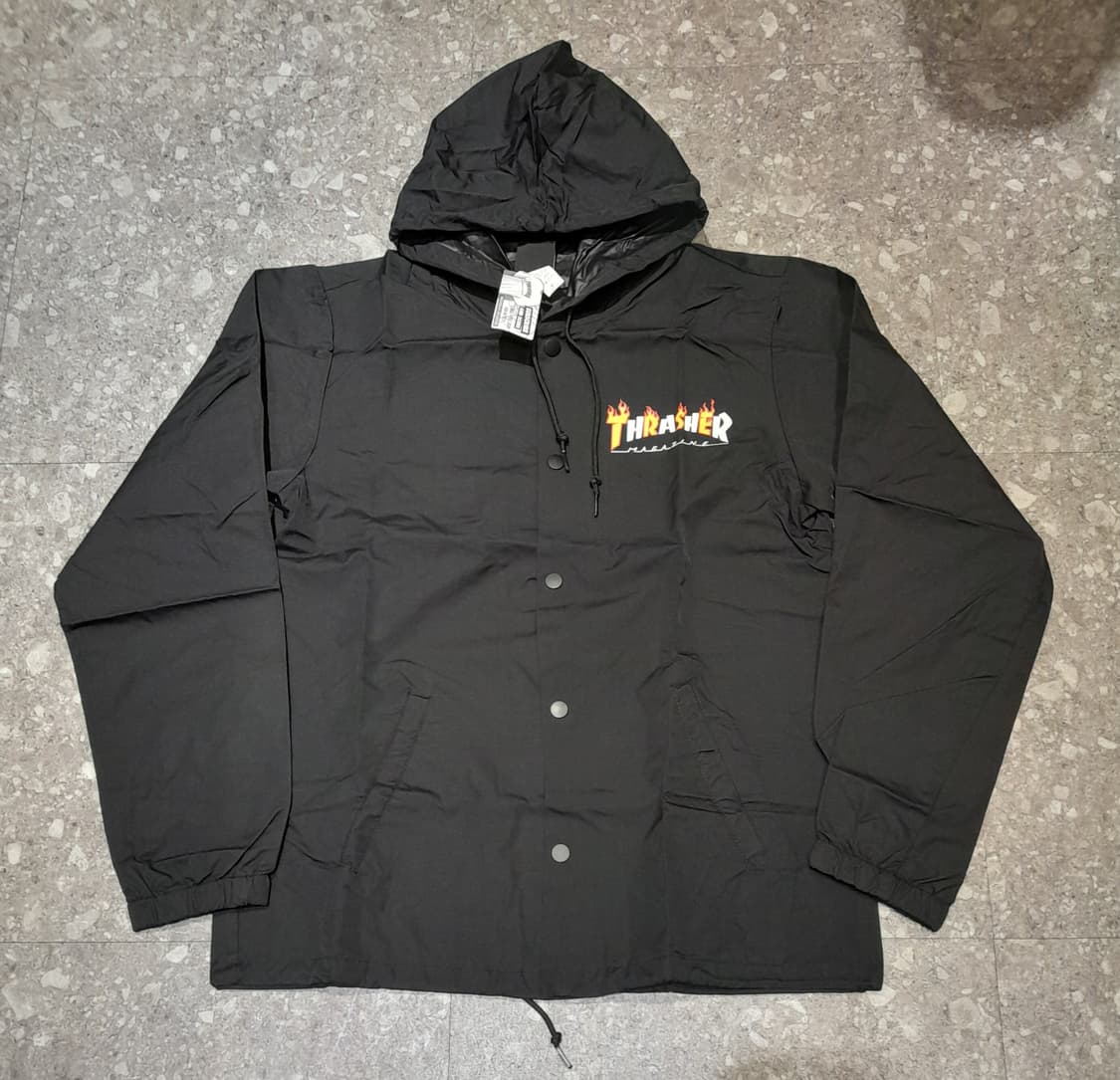 💥(새상품) 트레셔 코치후드 자켓 블랙 (XL)  상품이미지1