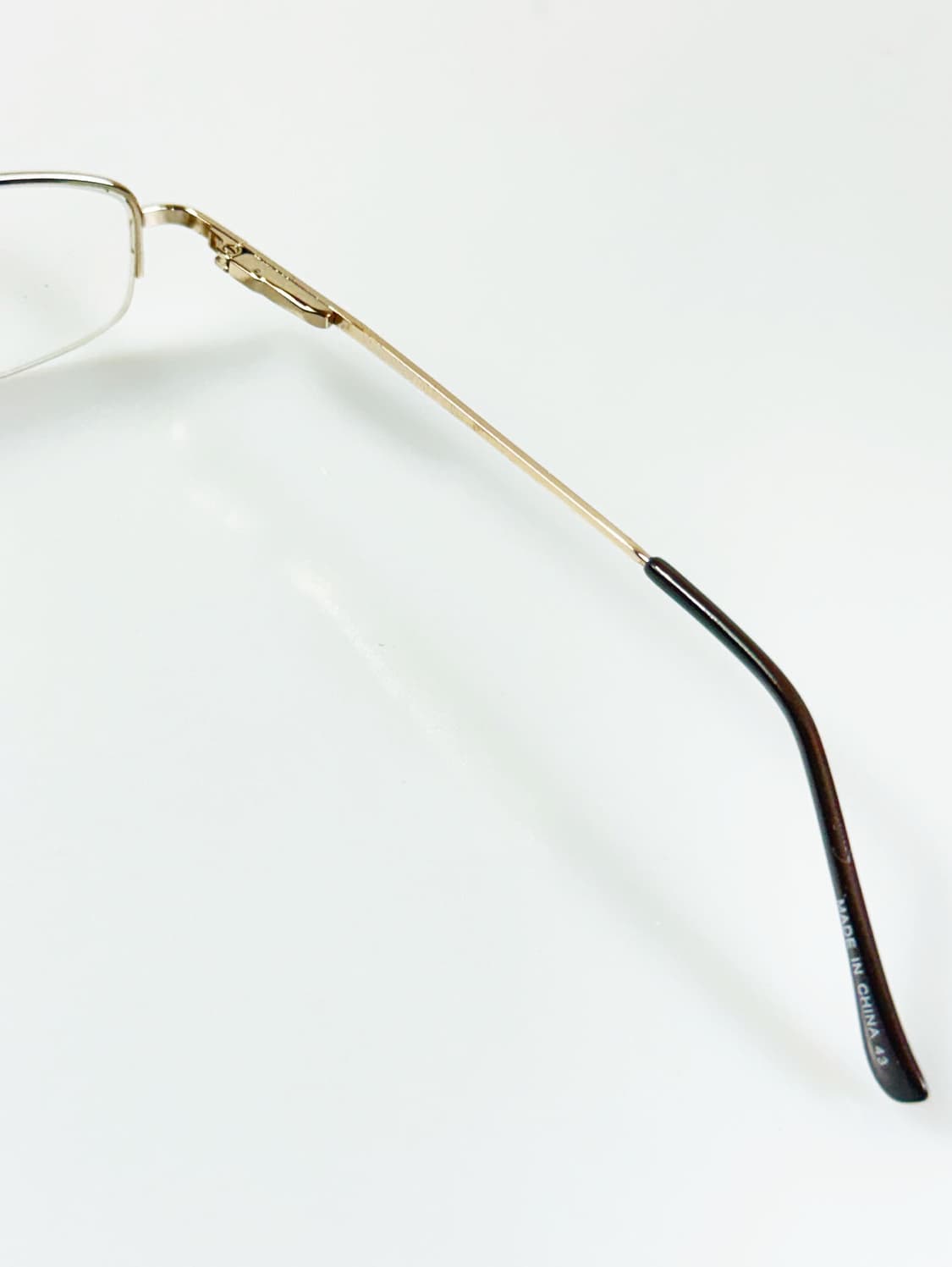 Fundamentals 골드 반무테 스퀘어 메탈 빈티지 안경 상품이미지7