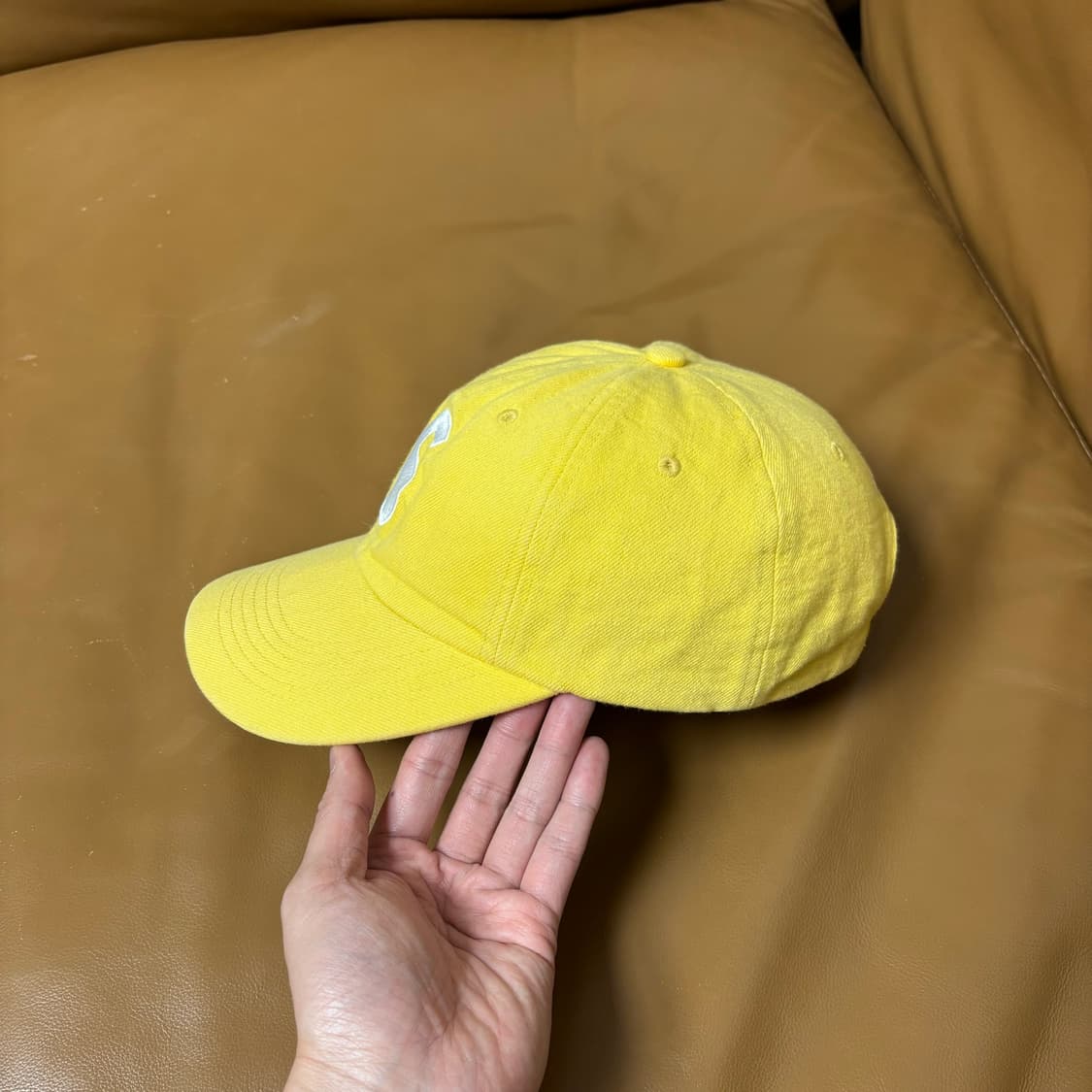 슈프림 S로고 볼캡 모자 22SS 케블라 옐로우 상품이미지6