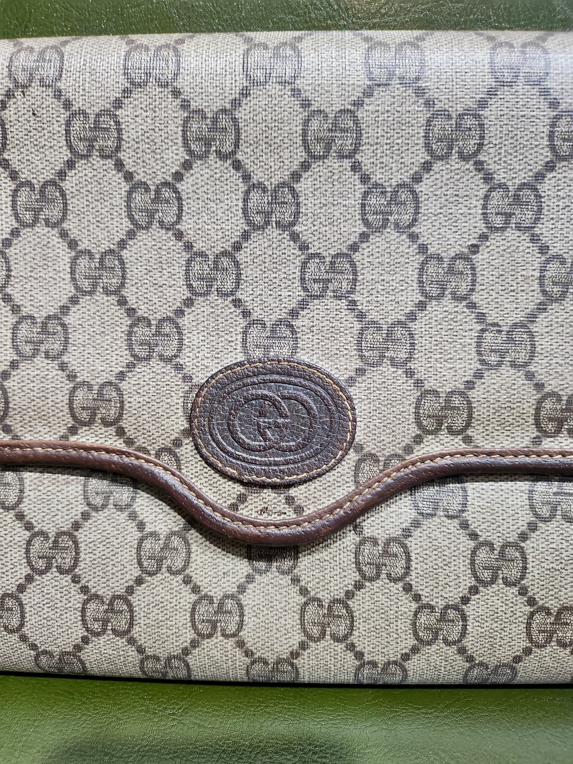 올드 빈티지 구찌 GG 패턴 숄더백 정품 상품이미지4