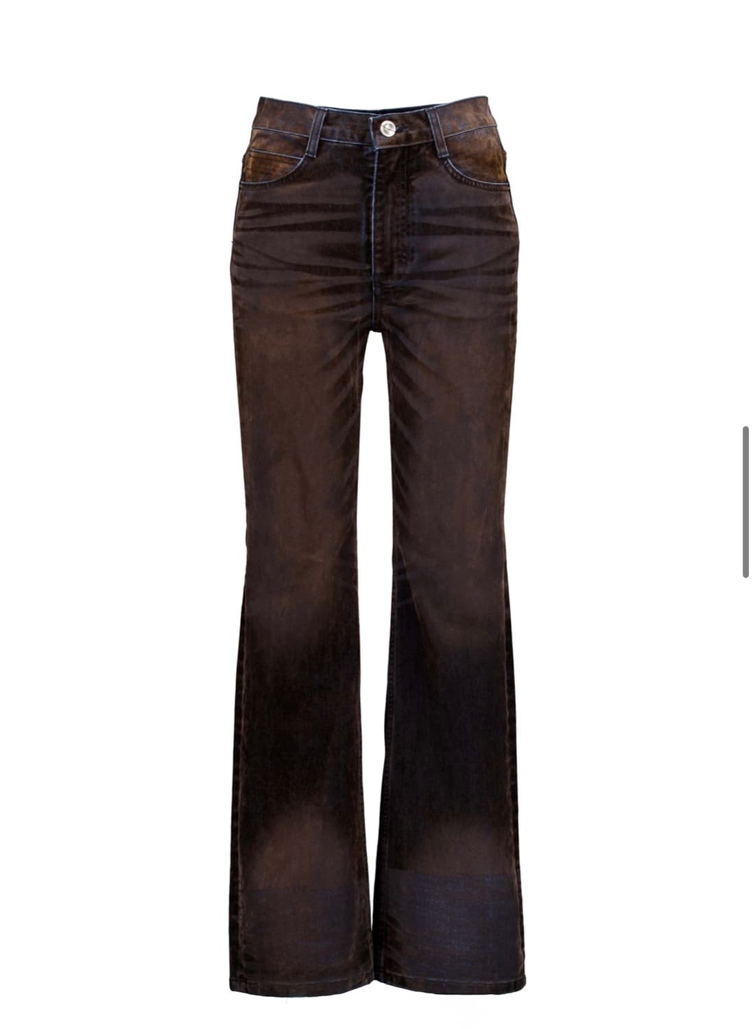 17end 017 flocked washed bootcut 상품이미지1