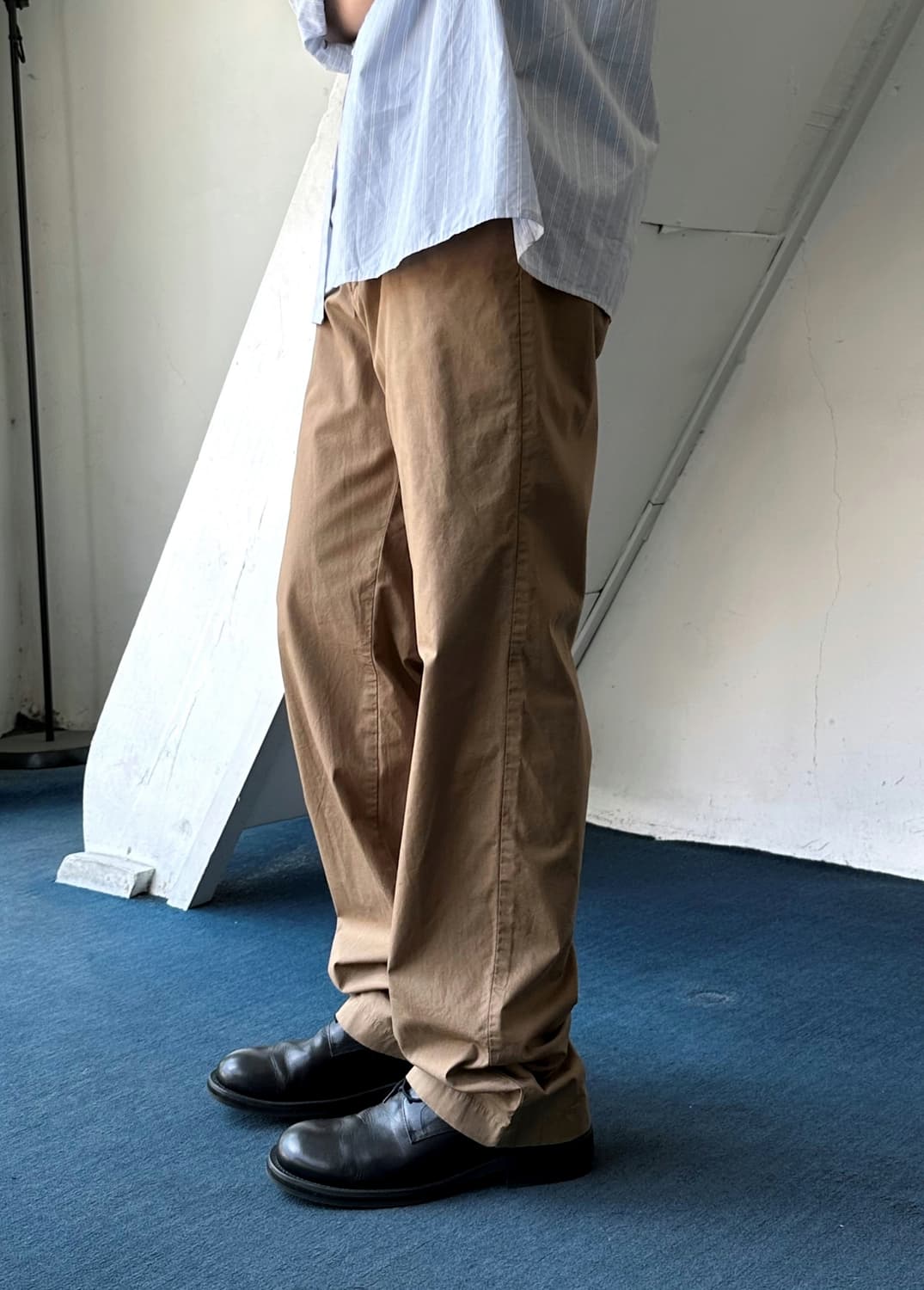 Natural high count cotton chino pants 상품이미지1