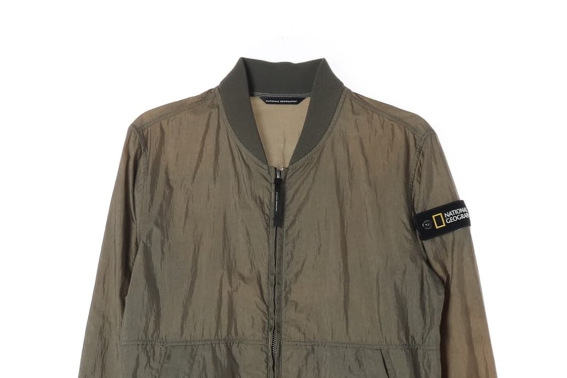 내셔널지오그래픽 시그니처 와펜 카키 블루종 M 상품이미지3