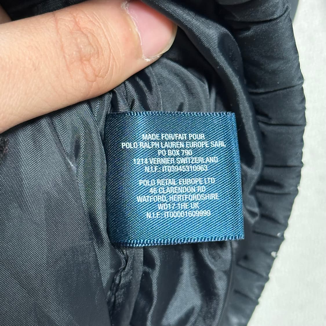 XL 폴로랄프로렌 블랙 구스다운 점퍼 상품이미지5