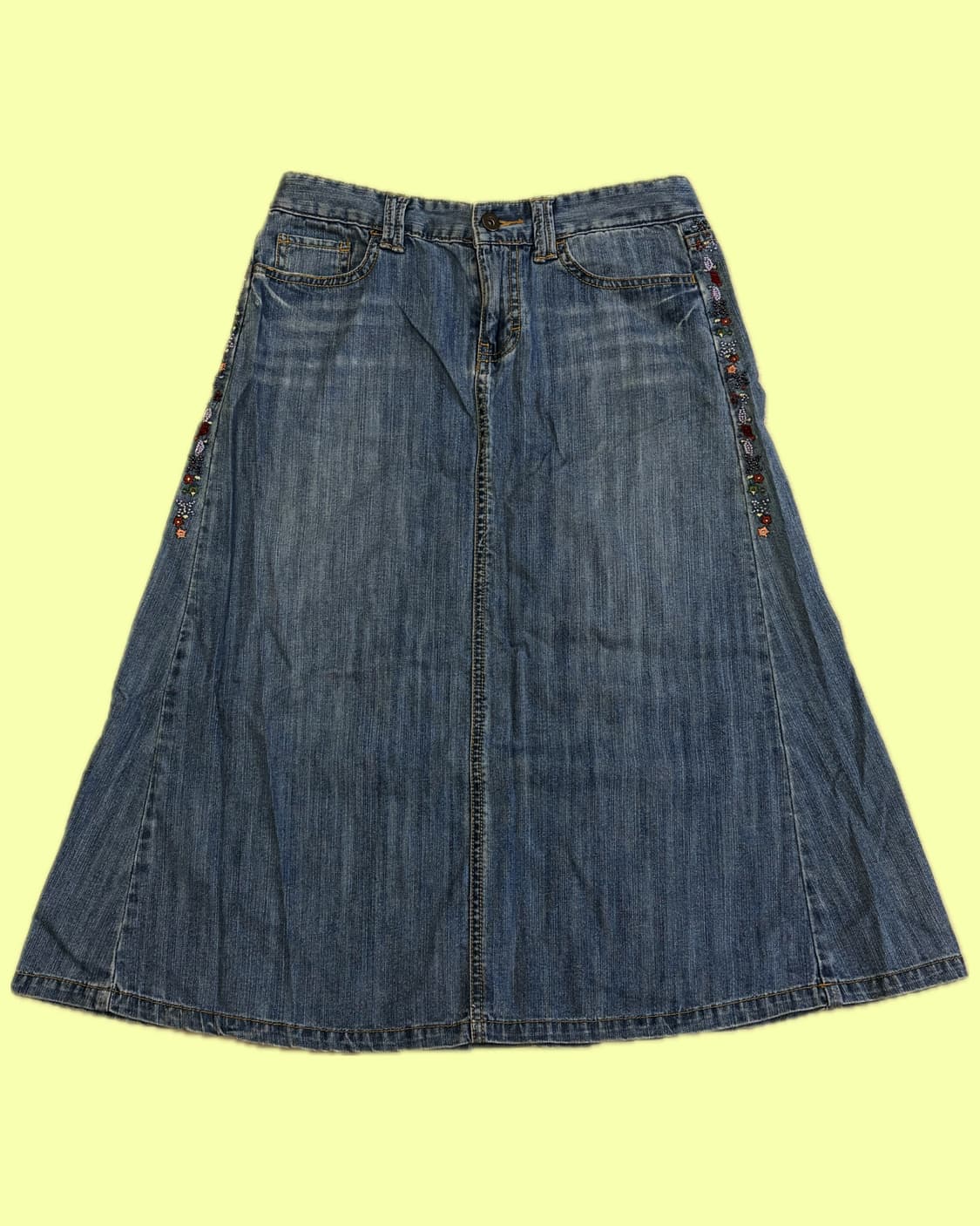 타미힐피거 데님 롱 스커트 상품이미지4