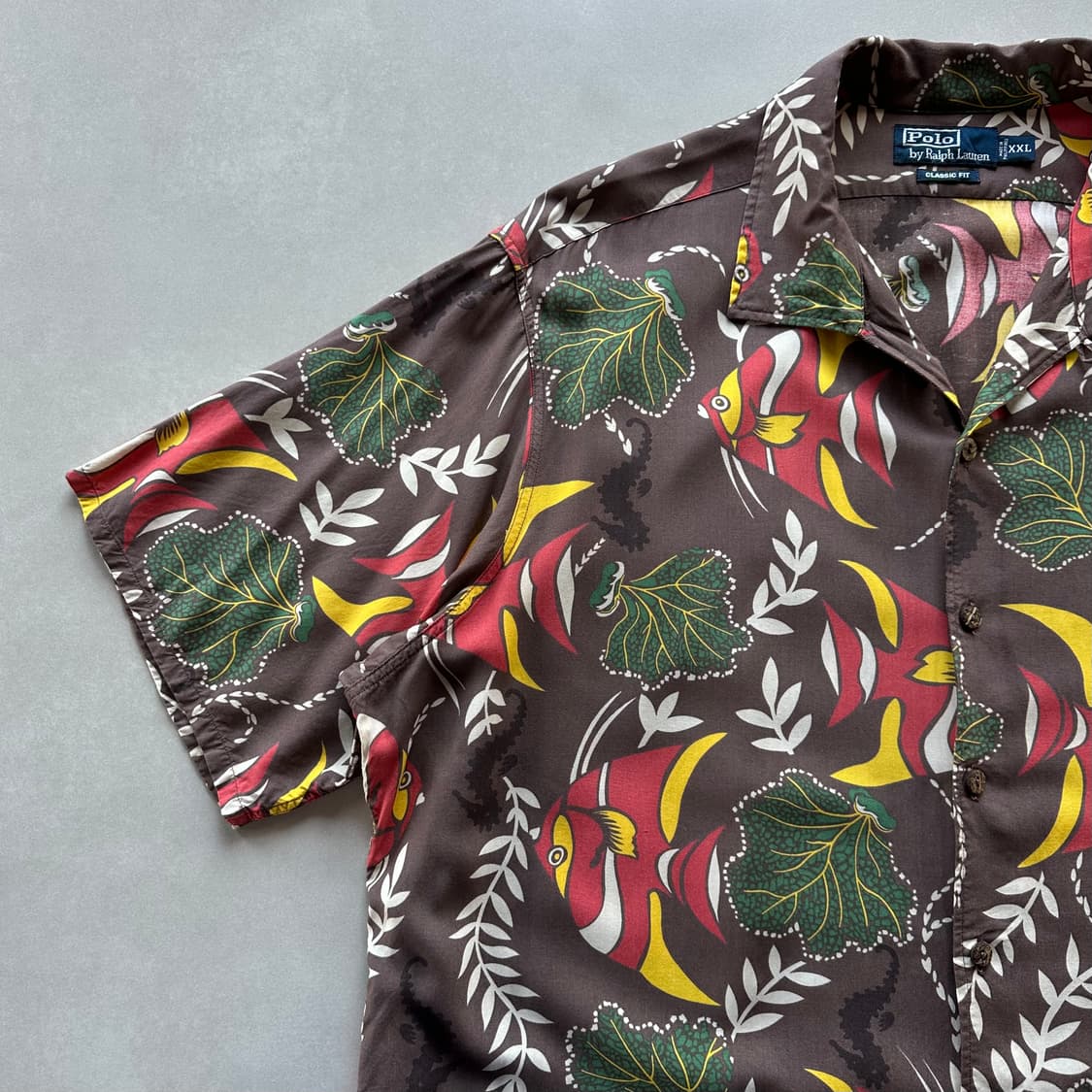 [2XL]폴로 랄프로렌 레이온 하와이안 셔츠 상품이미지3