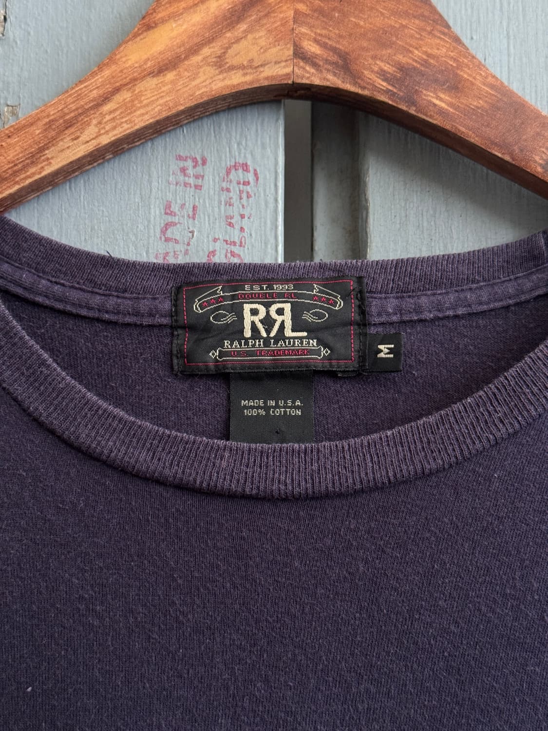[M]90's OG 더블알엘 Made in USA RRL 프린팅 티셔츠 상품이미지3