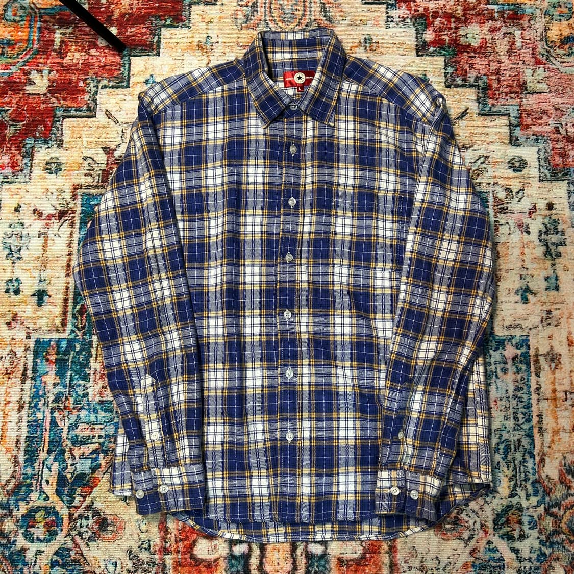 [L] 90s 컨버스 타탄체크 셔츠 상품이미지1