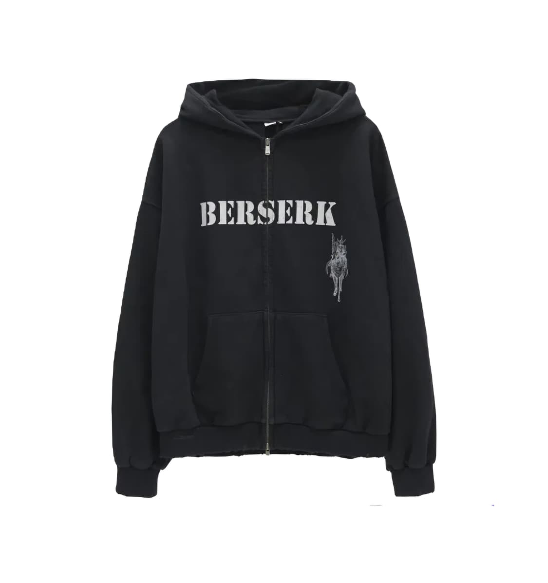 [3] 폴리테루 베르세르크 집 후디 002 '밴드 오브 팔콘' 블랙 상품이미지1