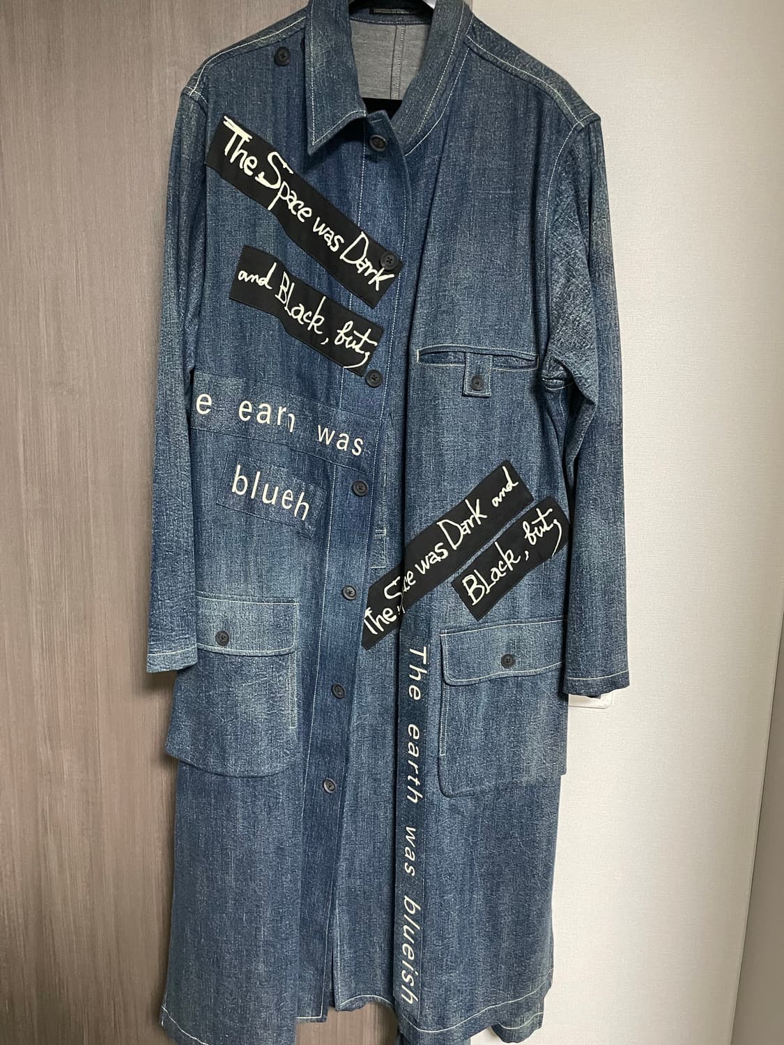 요지야마모토 남성 데님 코트 상품이미지4