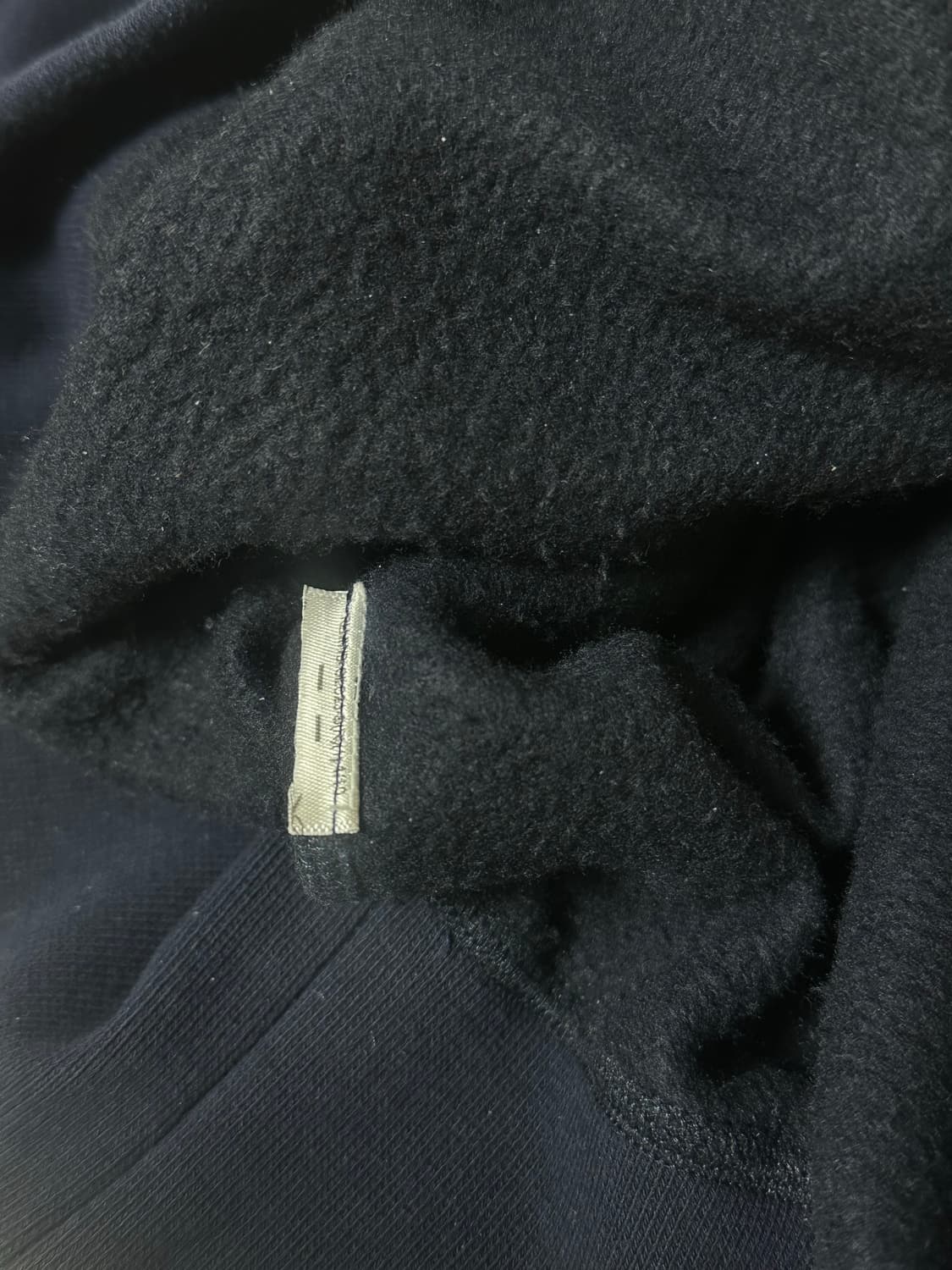 폴로 기모 맨투맨 s 네이비 상품이미지3