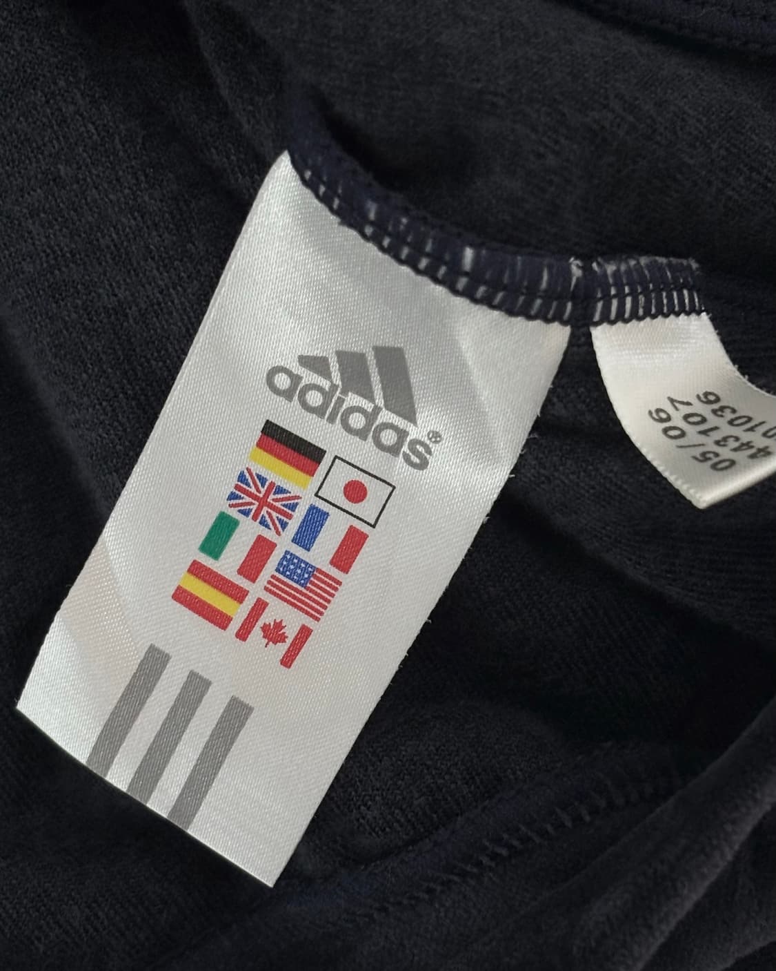 Adidas 아디다스 네이비컬러 벨루어 트랙탑 상품이미지5