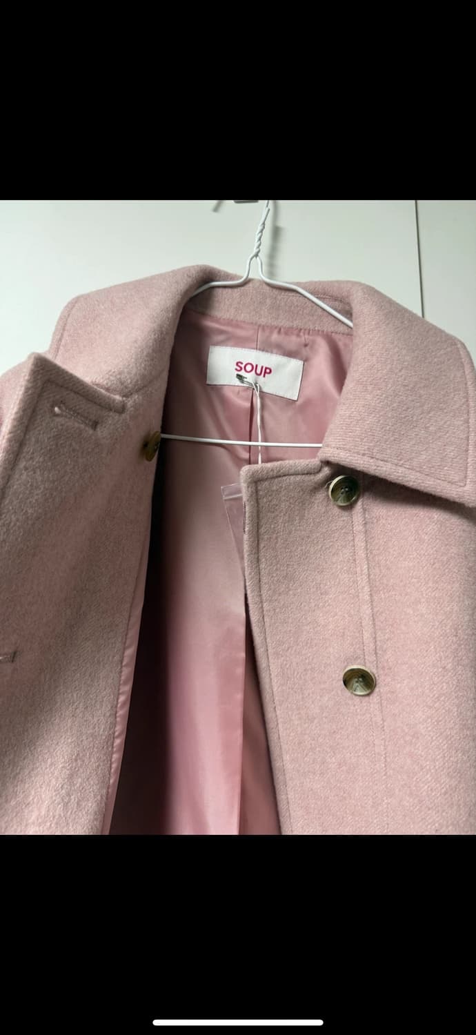 Soup 숏 코트 핑크 ( 새상품) 상품이미지2