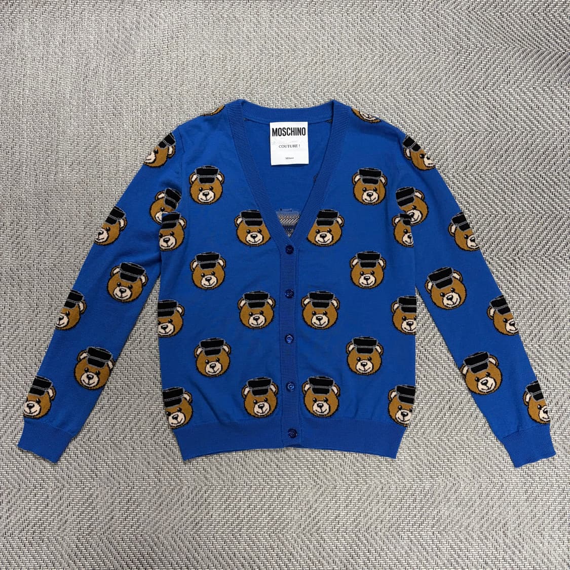 (S)블루 테디베어 가디건 및 니트자켓 상품이미지1