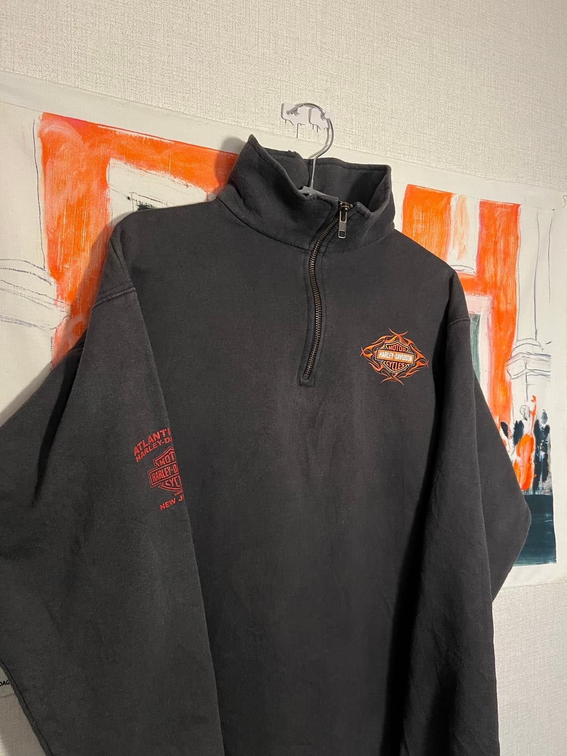 할리데이비슨 하프집업 상품이미지1