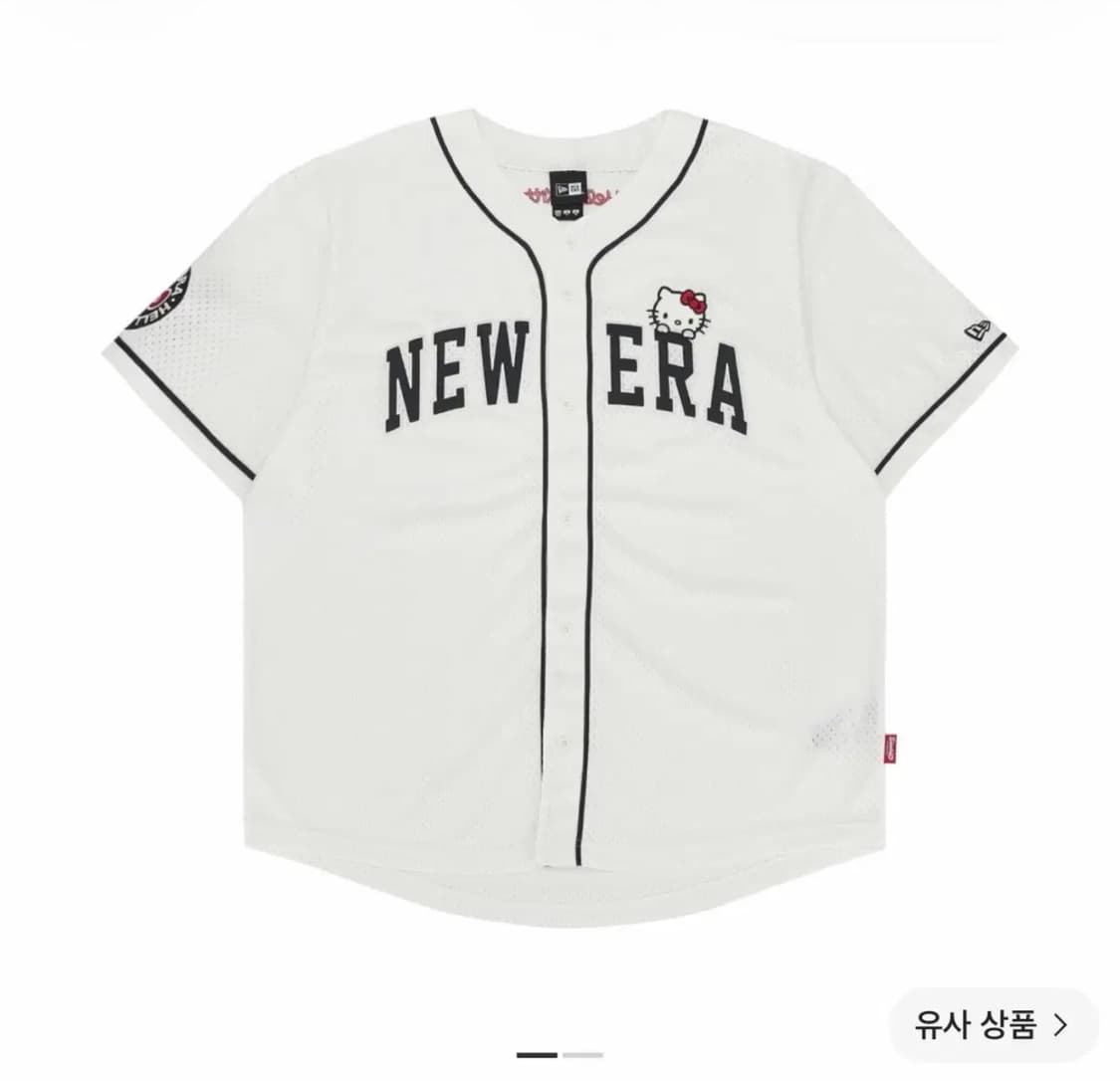 뉴에라 헬로키티 야구 저지 화이트 상품이미지1