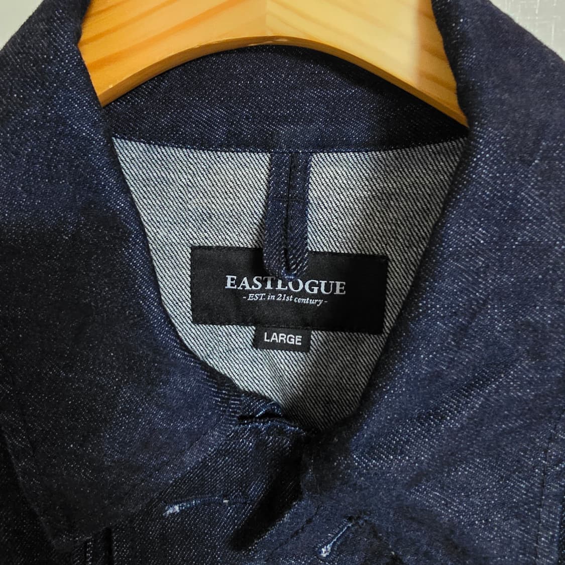 이스트로그 mk3 인디고 데님 자켓 L사이즈 새제품 상품이미지3