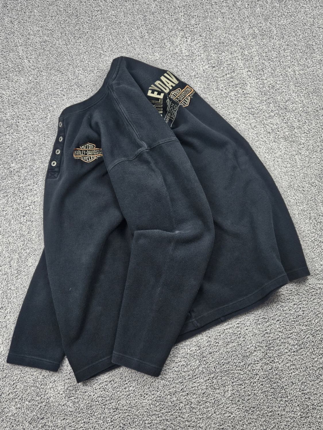 할리데이비슨 자수로고 헨리넥 롱슬리브 니트 ( 2XL ) / 10240 상품이미지4