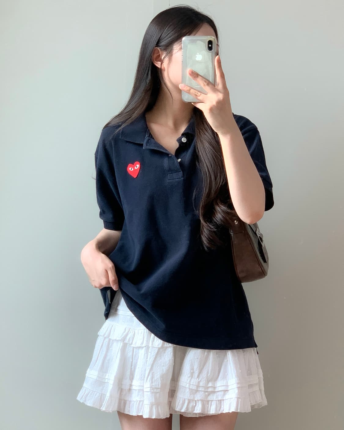 꼼데가르송 반팔 카라티 상품이미지2