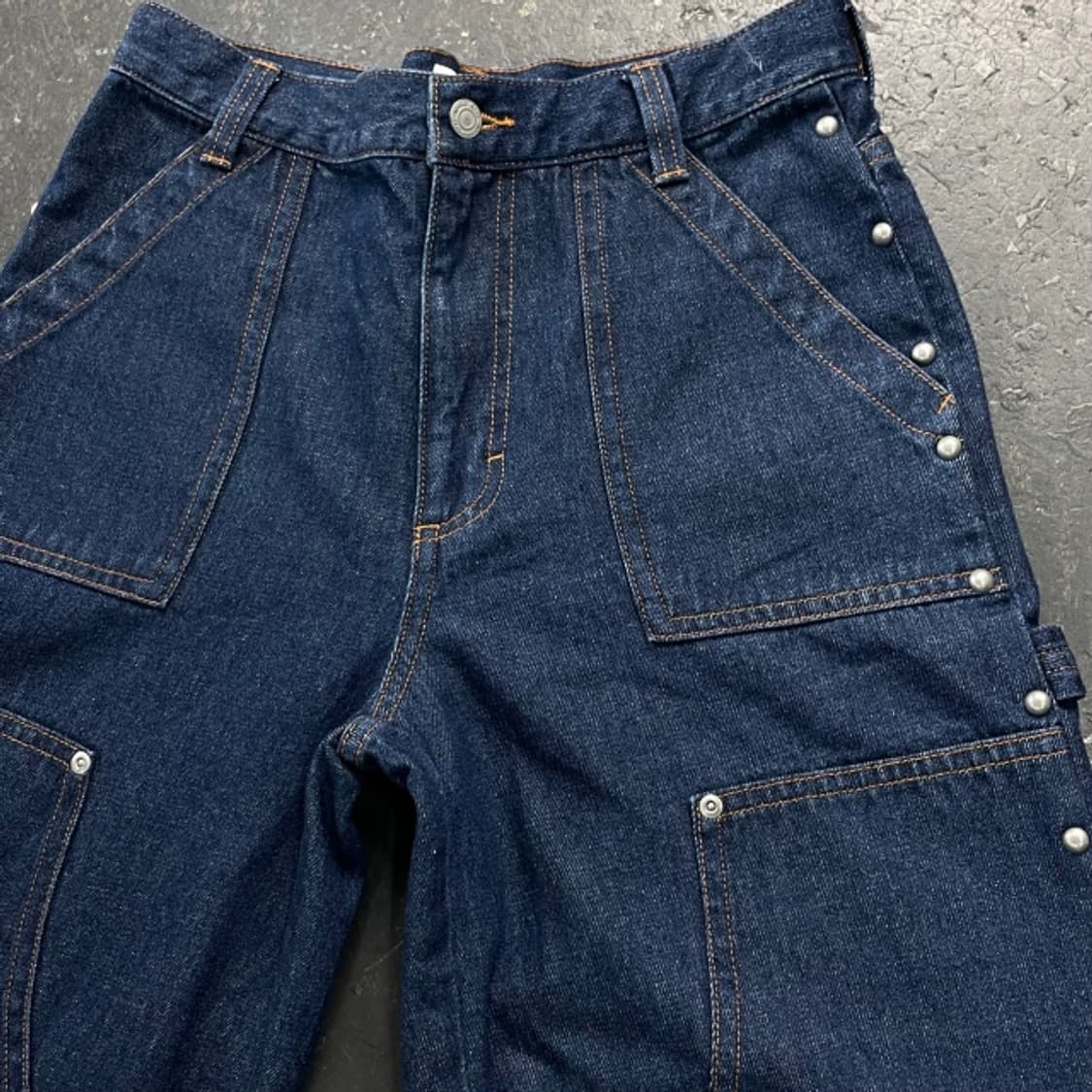 M 일본 편집샵 아트모스 핑크 데님 팬츠 상품이미지2