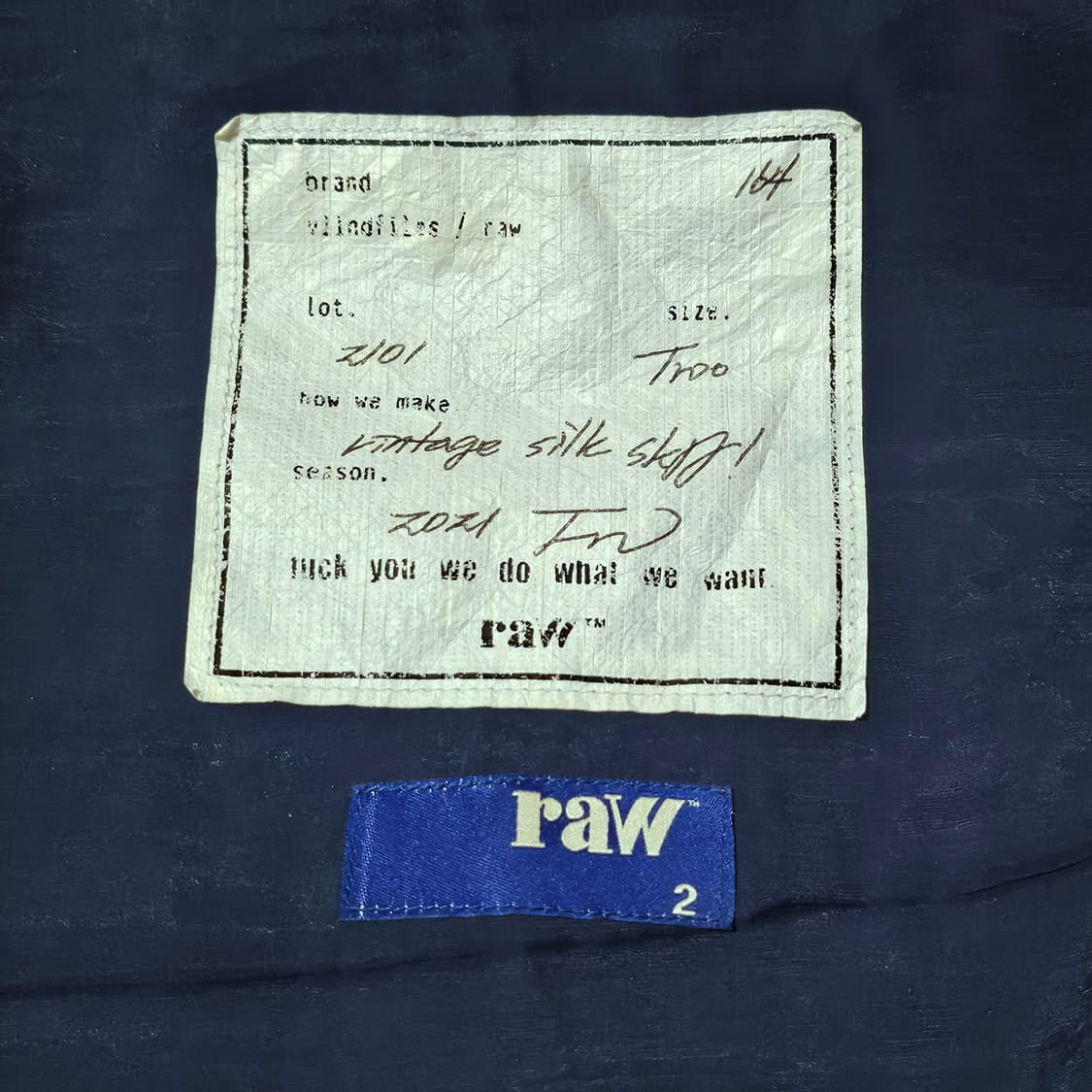 [2] 블라인드파일즈 실크 블루종 블루 상품이미지3