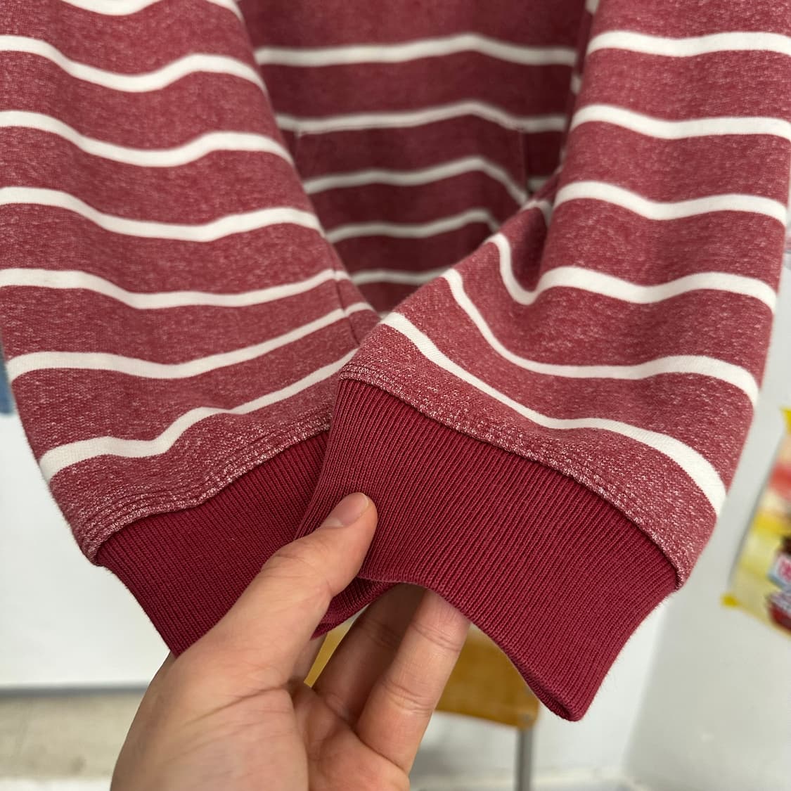 나이키 스트라이프 쿼터집업 후디 상품이미지3