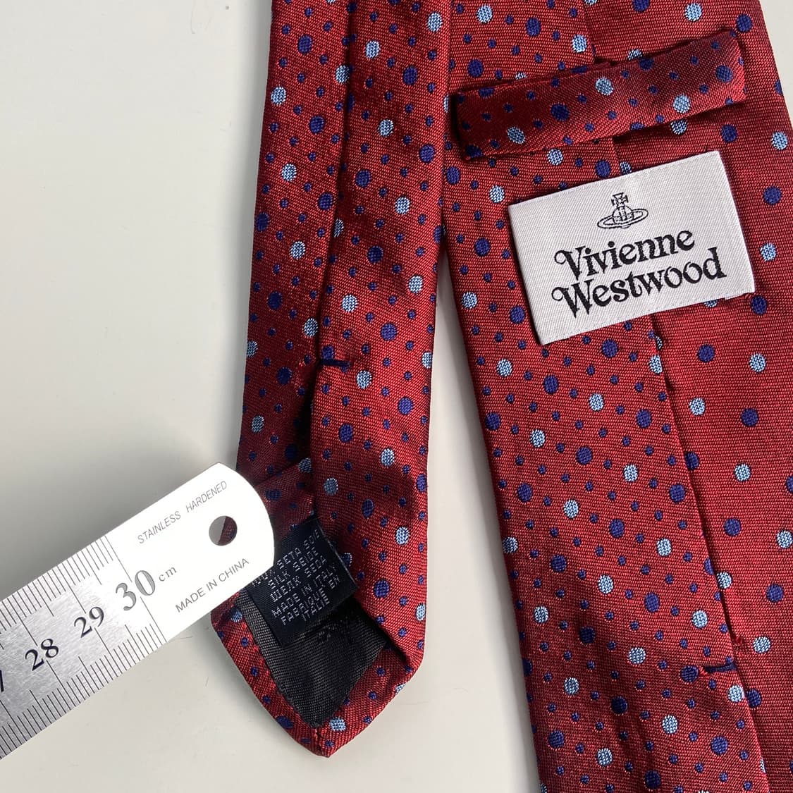 비비안웨스트우드 정품 명품 우주선로고넥타이(Vivienne) 상품이미지6