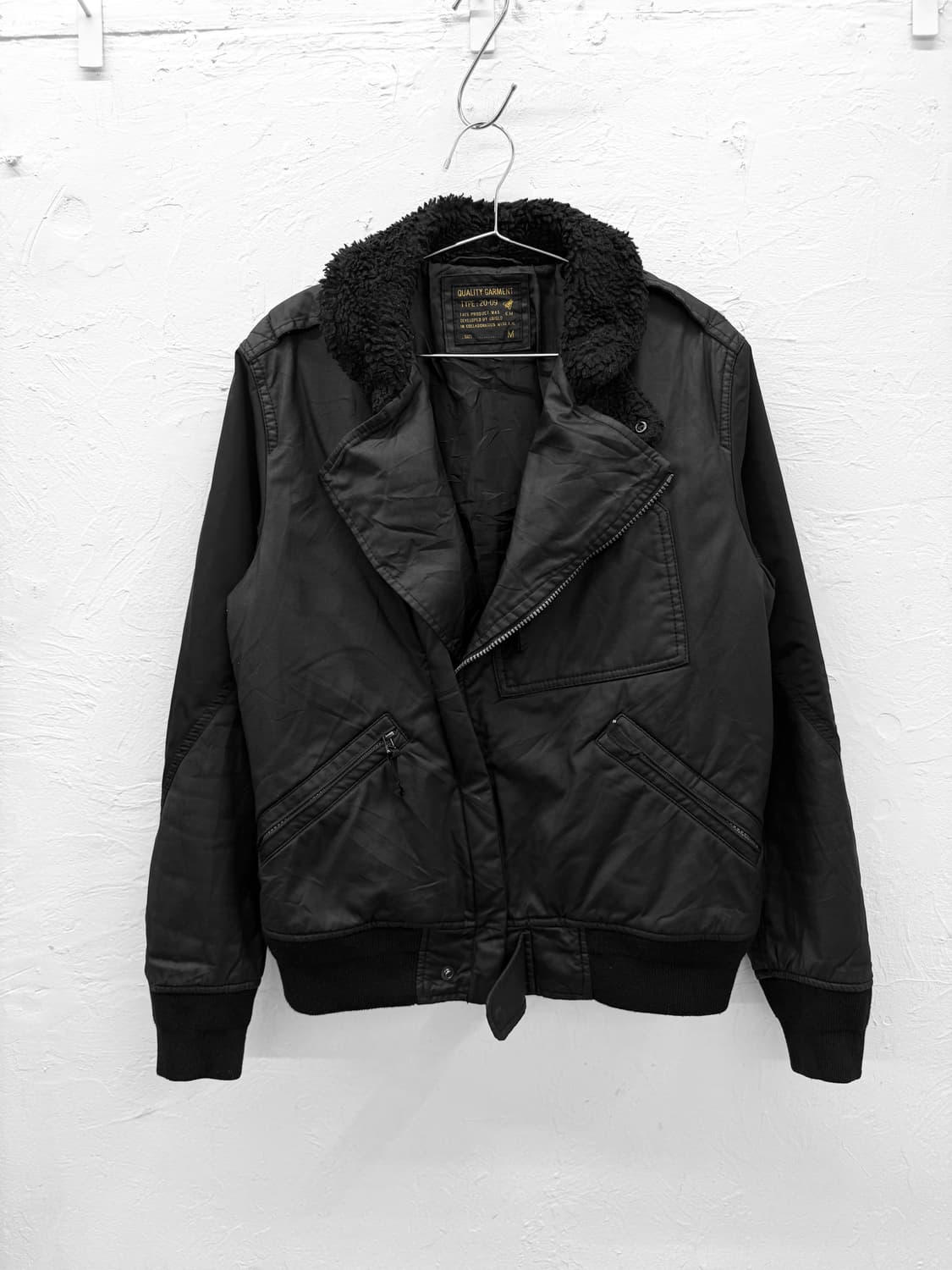 kiminori morishita X uq 코팅 봄버 자켓 상품이미지3