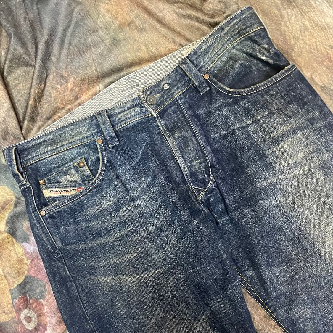 디젤 빈티지 백로고 워싱데님진 34 상품이미지2