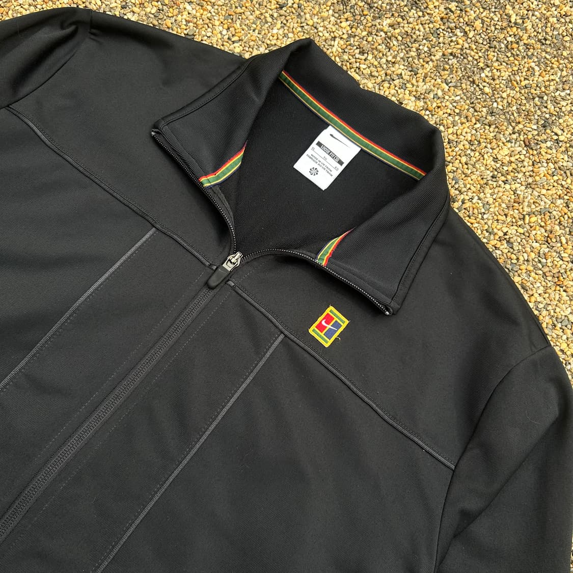 나이키(nike)골프 블랙 트랙탑 져지 상품이미지2